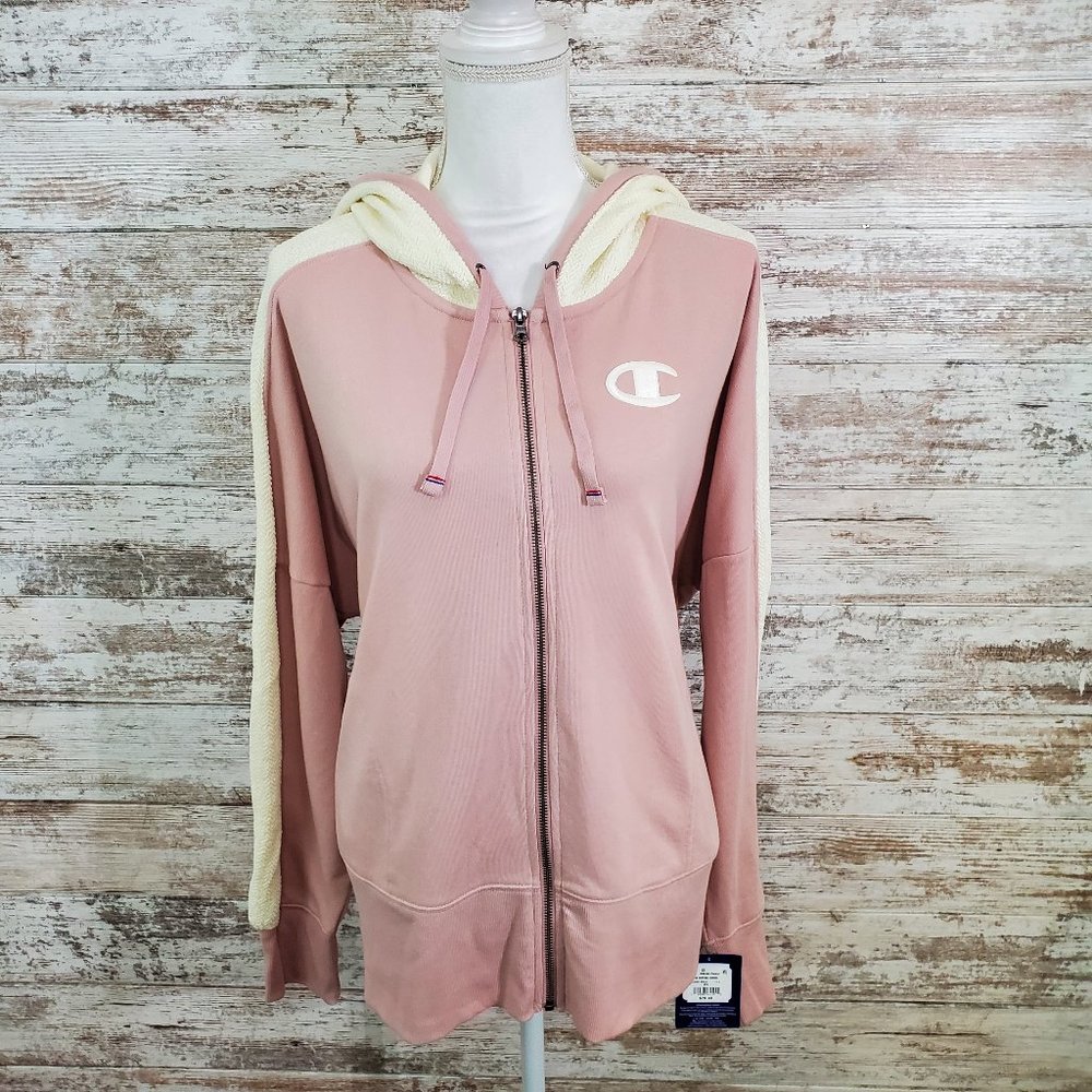 Champion Women Herringbone Pink Zip 3X - Picture 3 of 11
